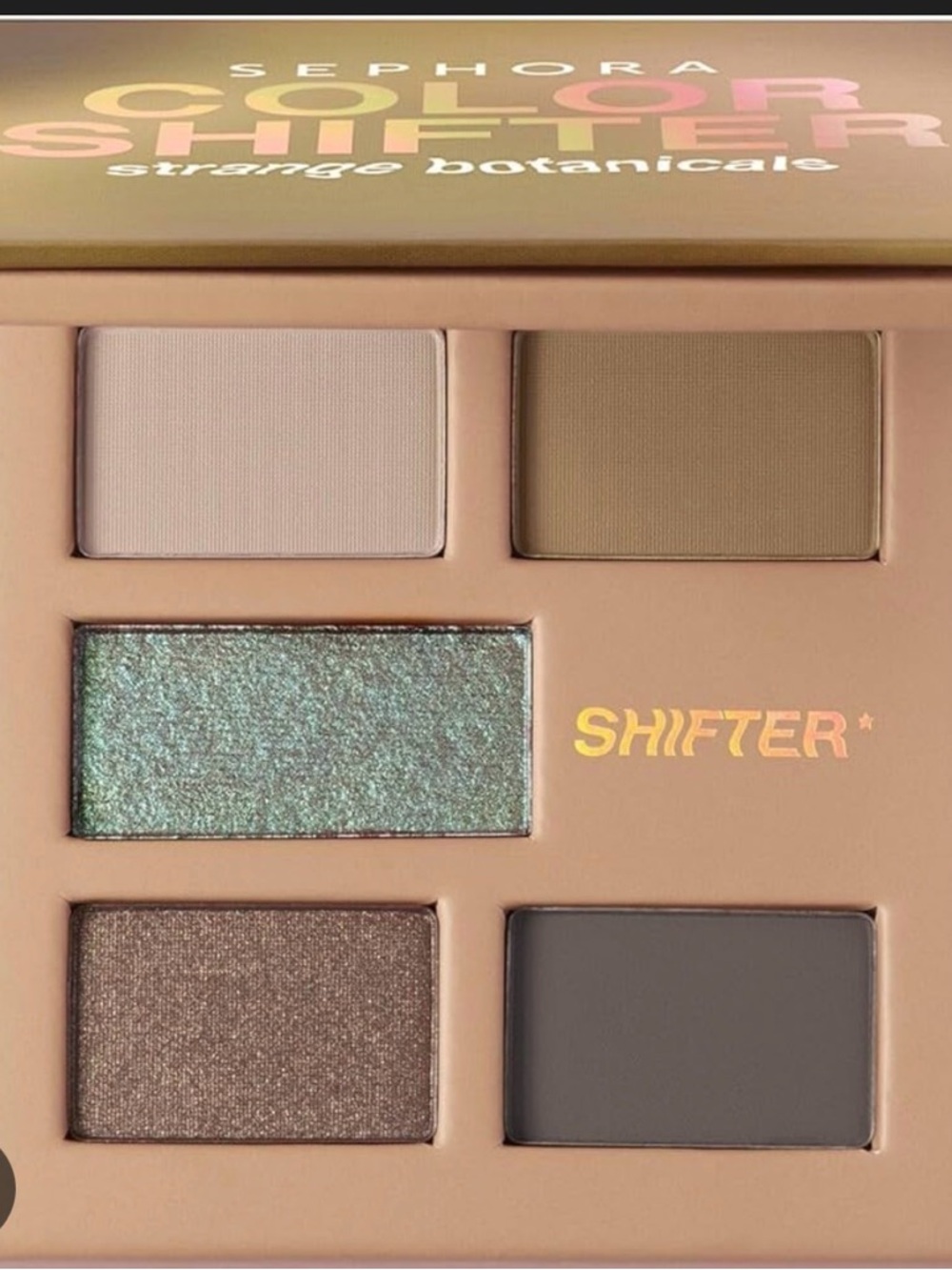 Sealed Sephora Color Shifter Eyeshadow Palette - strange botanicals